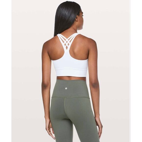 Lululemon Mind Over Miles Bra in White - Picture 1 of 7